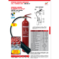 ESTINTORE A CO2 KG 5