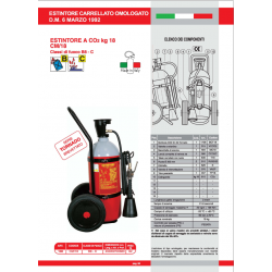 ESTINTORE A CO2 KG 18...