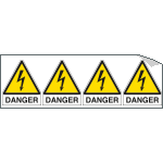 sheet n. 2 label "DANGER