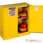 Armadio per liquidi infiammabili 2 porte manuali