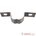 Collari semplici INOX senza bulloni per pali diametro 60 mm.
