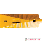 cordolo delimitatore omologato in gomma giallo term.maschio h.5 cm.