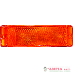 Catadiottro retroriflettente 160x49 mm colore rosso