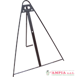 Portasegnale per dischi D.40/60 cm, triangoli lato 60/90 cm, tab.60x60