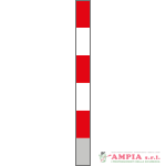 delineatore di accesso strisce rifr.B/R