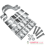 kit 2 fissaggi certificati ricambio diam.mm 60 per rinforzo