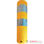 delineatore flessibile in gomma giallo h 500 mm diam 130