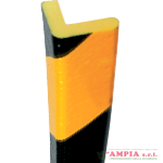 Paracolpi tipo E per angoli m 1 giallo/nero