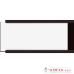 Etichette magnetiche 75x30 con cartoncino scrivibile